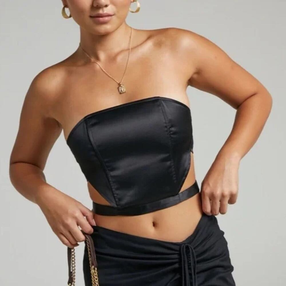 Lioness Soho Tube Top Black